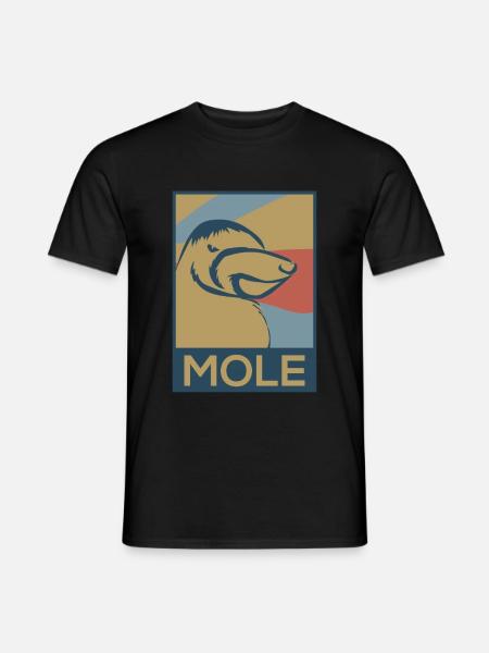 mole - Men's T-Shirt - black