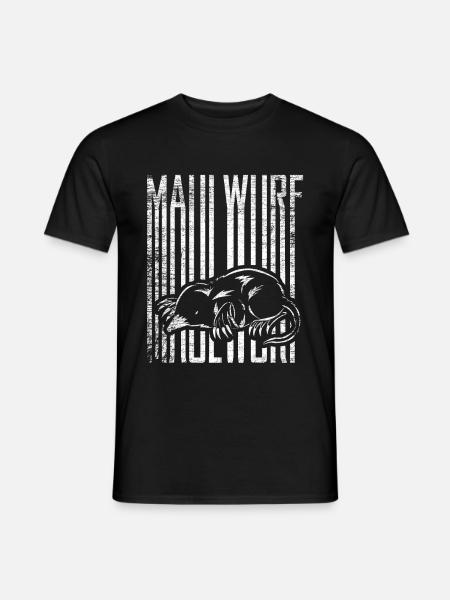 Maulwurf - Männer T-Shirt - Schwarz