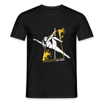 Pole Dancer - Männer T-Shirt - Schwarz - Vorne - AI Model Male 178 light (178cm)