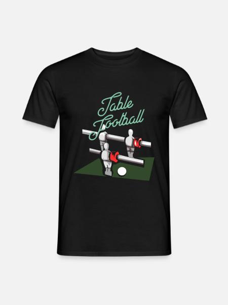 table football - Men's T-Shirt - black