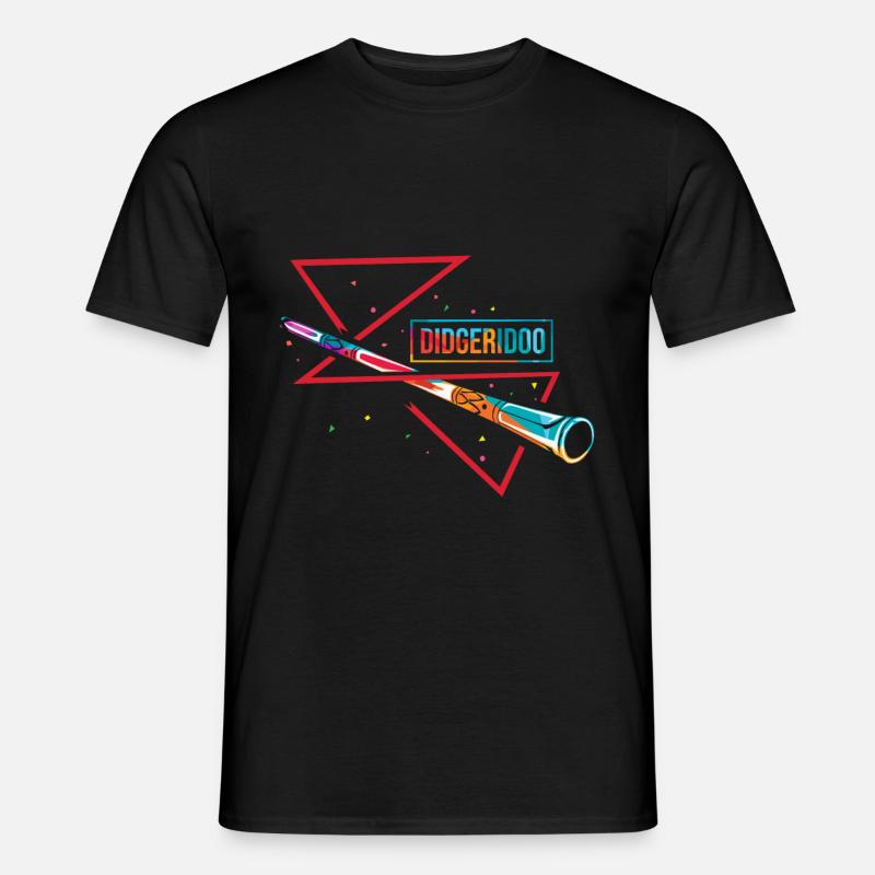 Didgeridoo - Männer T-Shirt - Schwarz
