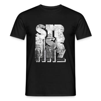 Étoilé cadeau - T-shirt homme - noir - Devant - AI Model Male 178 light (178cm)
