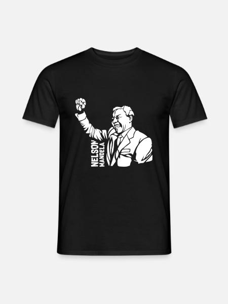 Nelson Mandela - Men's T-Shirt - black