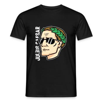 Julius Ceasar - Männer T-Shirt - Schwarz - Vorne - AI Model Male 178 light (178cm)