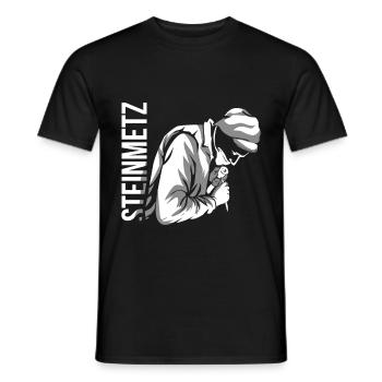 stonemason - Men's T-Shirt - black - Front - AI Model Male 178 light (178cm)