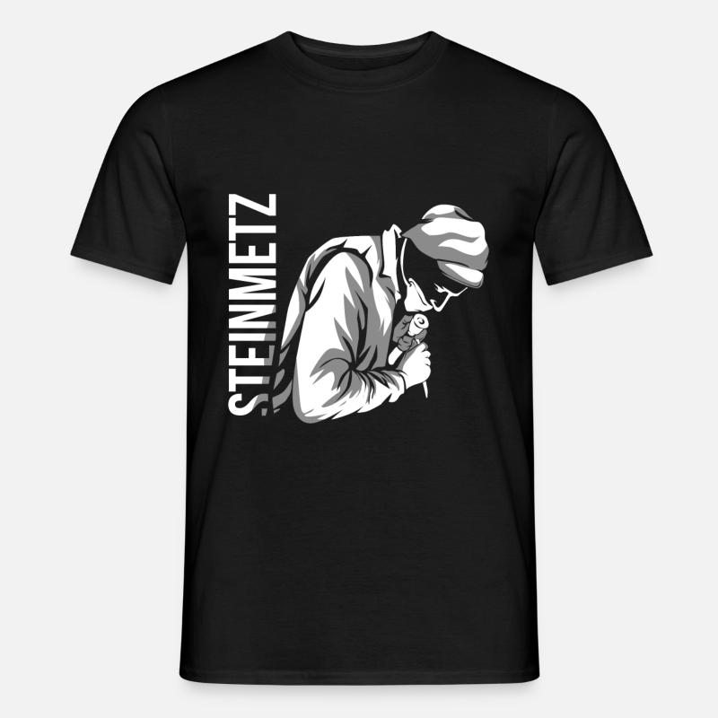 Steinmetz - Männer T-Shirt - Schwarz