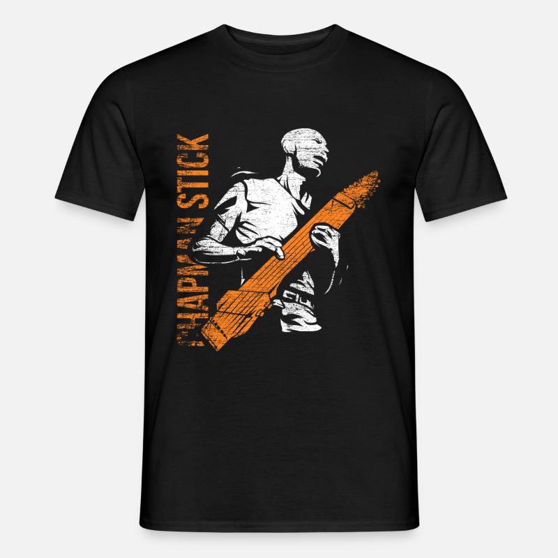 Chapman Stick Geschenk - Männer T-Shirt - Schwarz
