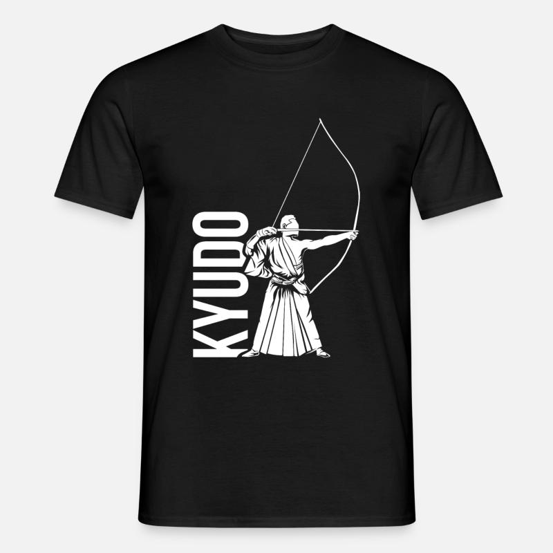 Kyudo - Männer T-Shirt - Schwarz