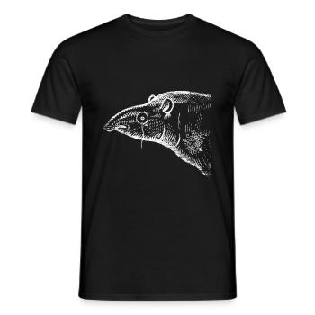 Tapir gift - Men's T-Shirt - black - Front - AI Model Male 178 light (178cm)