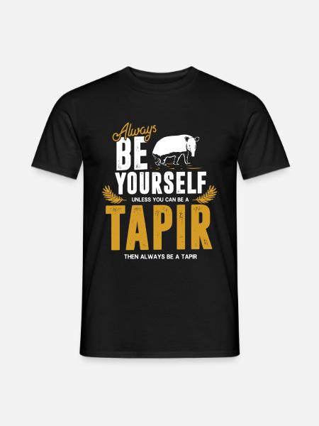 tapirs - Men's T-Shirt - black