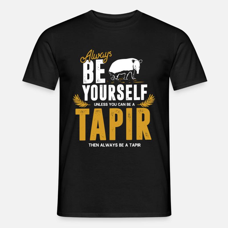 Tapire - Männer T-Shirt - Schwarz