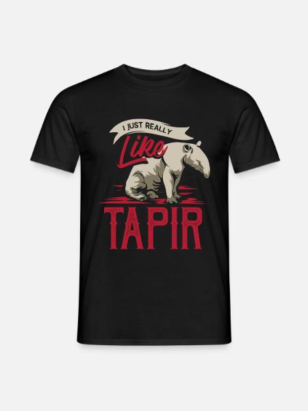 tapirs - Men's T-Shirt - black