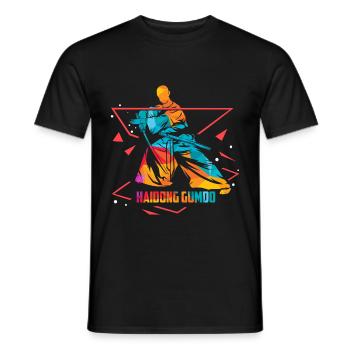 Haidong Gumdo - T-shirt homme - noir - Devant - AI Model Male 178 light (178cm)
