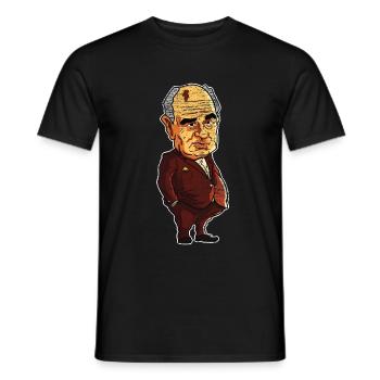 Mikhail Gorbachev Gift - Men's T-Shirt - black - Front - AI Model Male 178 light (178cm)