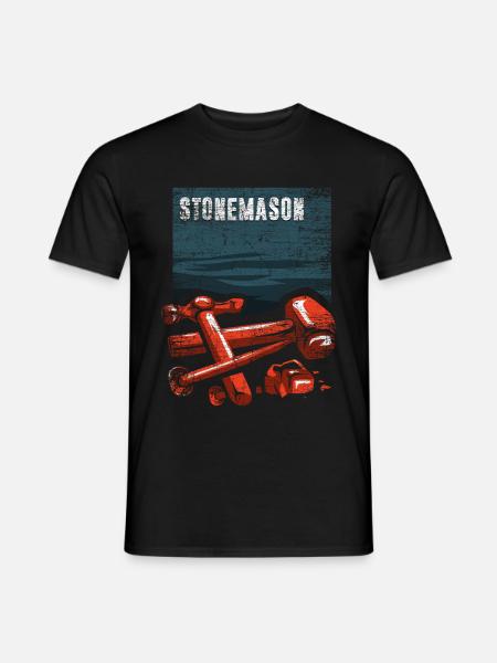 Stonemason gift - Men's T-Shirt - black