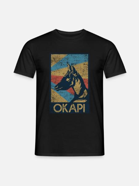 Okapi gift - Men's T-Shirt - black