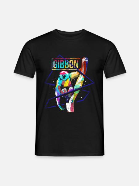 polygone Gibbon - T-shirt homme - noir