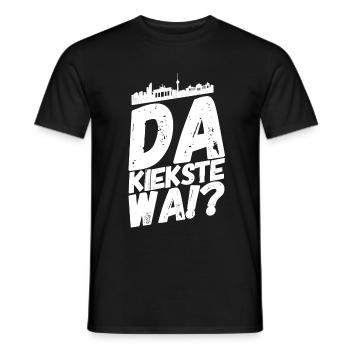 Berlin Berliner Lustige Sprüche Mundart Kiekste - Männer T-Shirt - Schwarz - Vorne - AI Model Male 178 light (178cm)