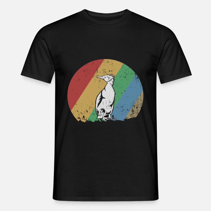Kormoran Geschenk - Männer T-Shirt - Schwarz