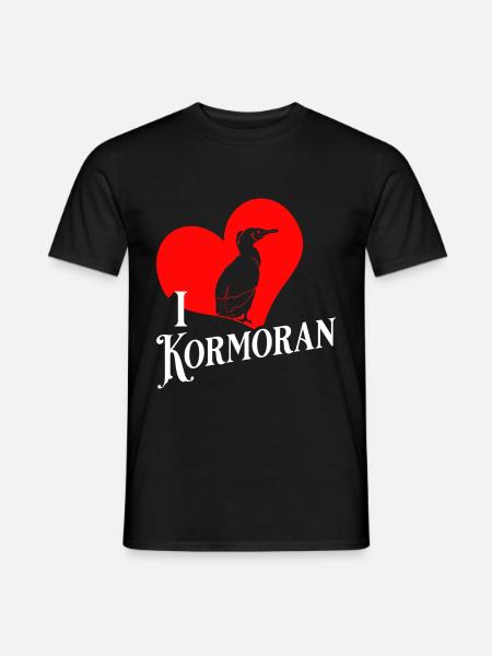 Kormoran - Männer T-Shirt - Schwarz