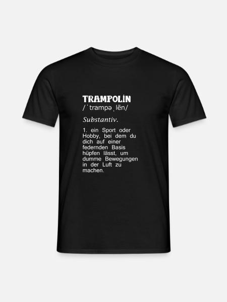 trampoline - Men's T-Shirt - black