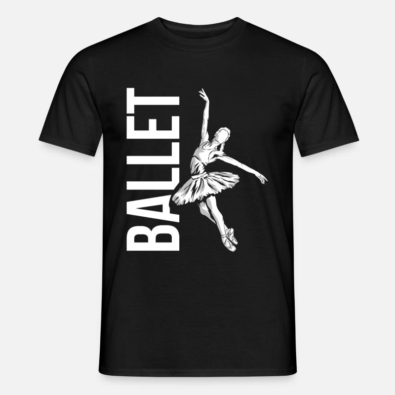Ballett - Männer T-Shirt - Schwarz