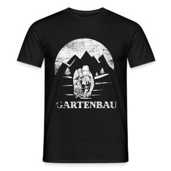 Gartenarbeit Gartenbau - Männer T-Shirt - Schwarz - Vorne - AI Model Male 178 light (178cm)