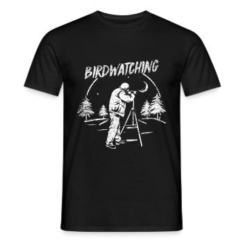 Vogelbeobachtung - Männer T-Shirt - Schwarz - Vorne - AI Model Male 178 light (178cm)