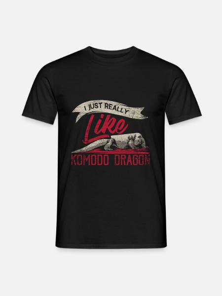 Komodo Dragon Gift - Men's T-Shirt - black