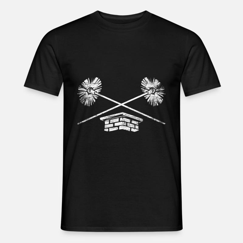 Schornsteinfeger Geschenk - Männer T-Shirt - Schwarz