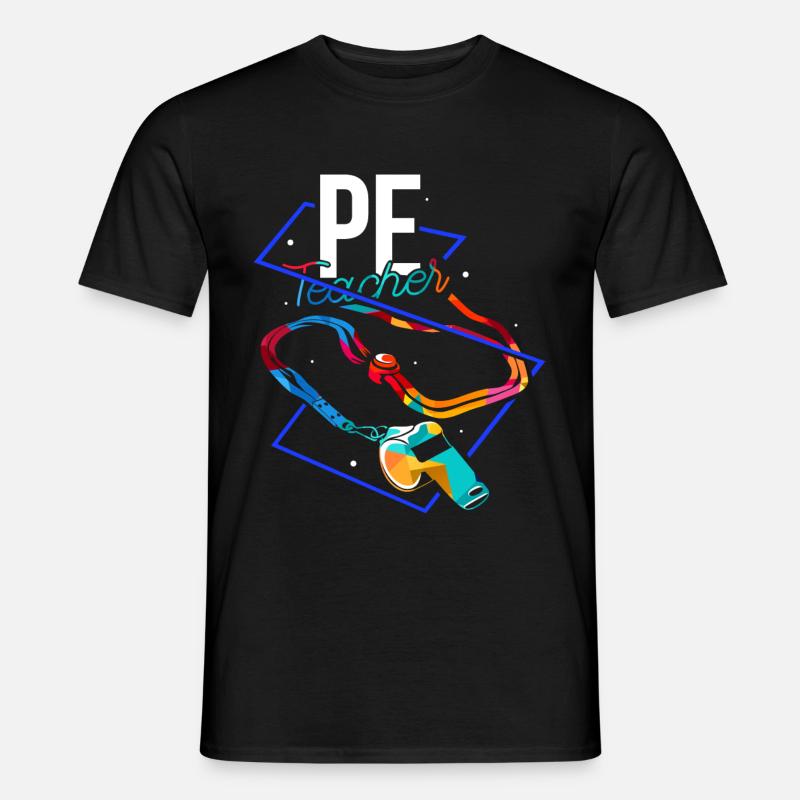 Sportlehrer - Männer T-Shirt - Schwarz