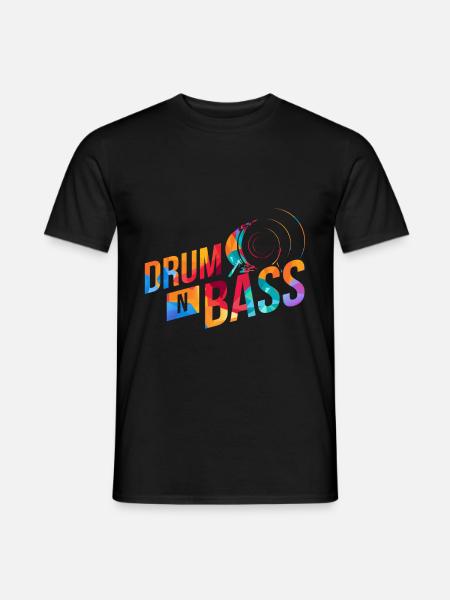 Drum n Bass - Men's T-Shirt - black