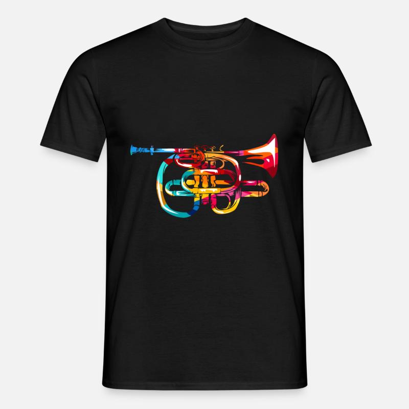 Kornett - Männer T-Shirt - Schwarz