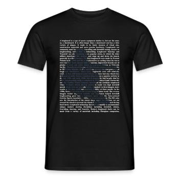 Longboard - T-shirt homme - noir - Devant - AI Model Male 178 light (178cm)