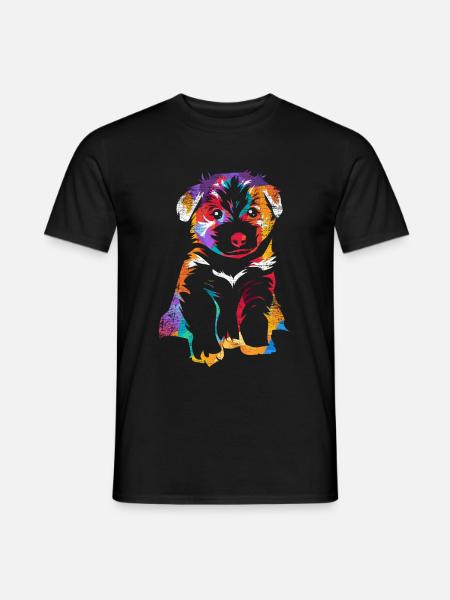 Border collie - Men's T-Shirt - black