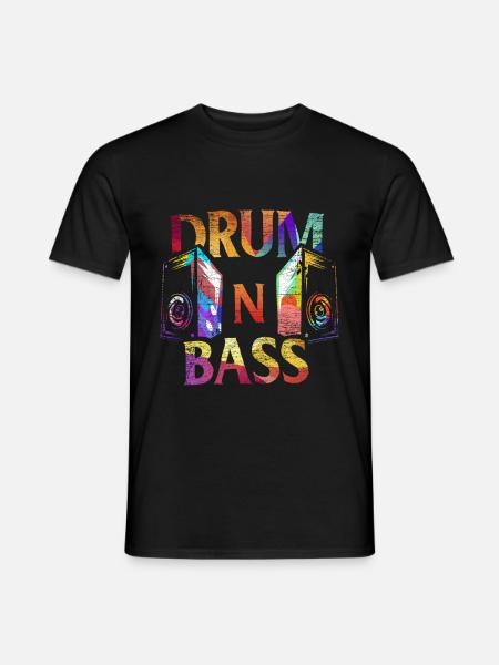 Drum n Bass Gift - Men's T-Shirt - black