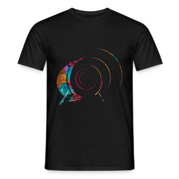Cadeau Drum n Bass - T-shirt homme - noir - Devant - AI Model Male 178 light (178cm)