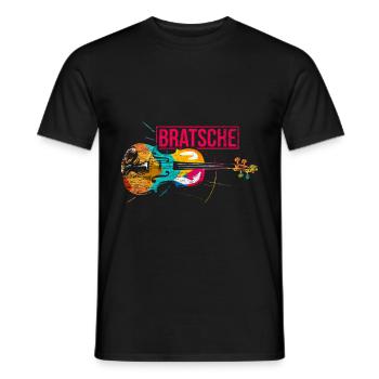 Viola Gift - Men's T-Shirt - black - Front - AI Model Male 178 light (178cm)