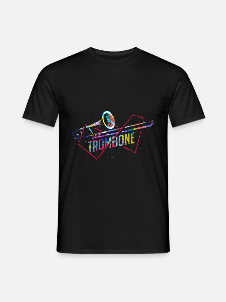 Trombone Gift - Men's T-Shirt - black
