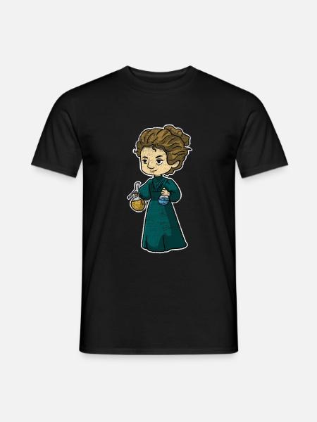 Marie Curie gift - Men's T-Shirt - black