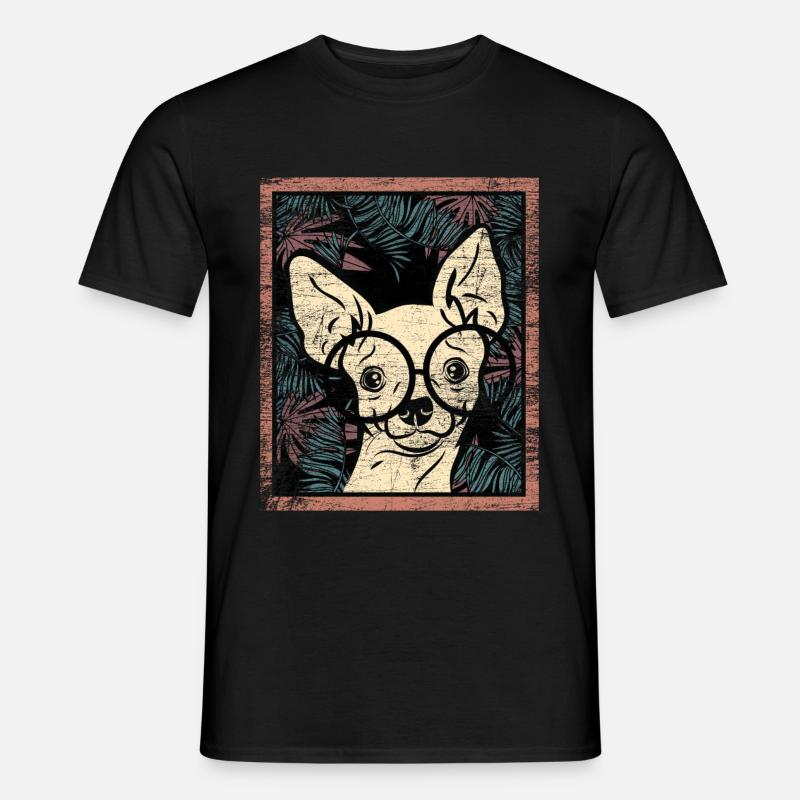 Chihuahua Geschenk - Männer T-Shirt - Schwarz