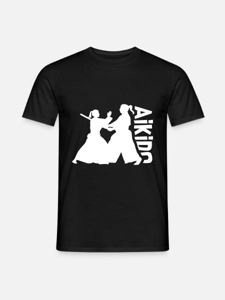 Aikido Fighter - Men's T-Shirt - black