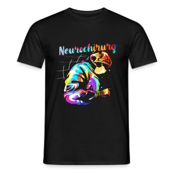 Neurochirurgin Doktor Geschenk - Männer T-Shirt - Schwarz - Vorne - AI Model Male 178 light (178cm)