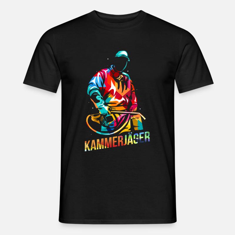 Kammerjäger - Männer T-Shirt - Schwarz