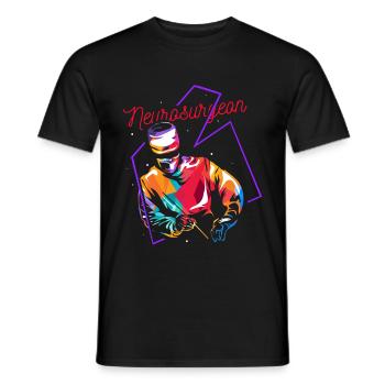 Neurochirurgie Doktor Gehirn Geschenk - Männer T-Shirt - Schwarz - Vorne - AI Model Male 178 light (178cm)