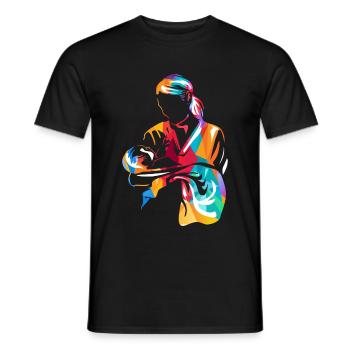 Hebamme Geschenk - Männer T-Shirt - Schwarz - Vorne - AI Model Male 178 light (178cm)