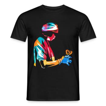 Anesthetist Anesthesia - Men's T-Shirt - black - Front - AI Model Male 178 light (178cm)