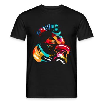 anesthetist - Men's T-Shirt - black - Front - AI Model Male 178 light (178cm)