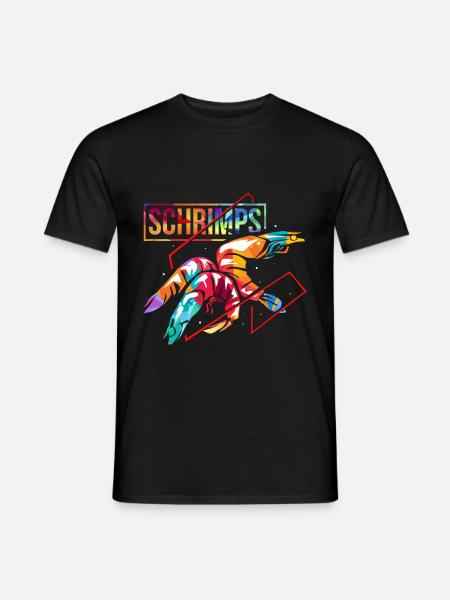 Shrimp gift - Men's T-Shirt - black