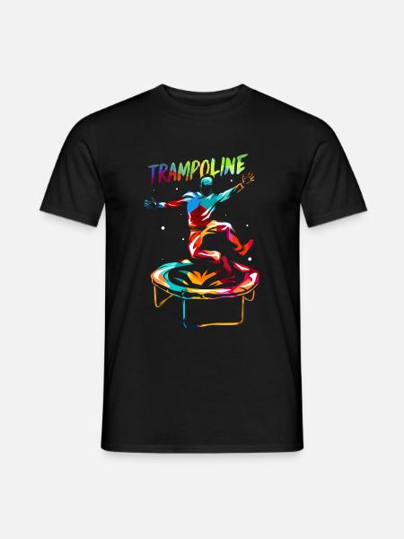 Trampoline - Men's T-Shirt - black